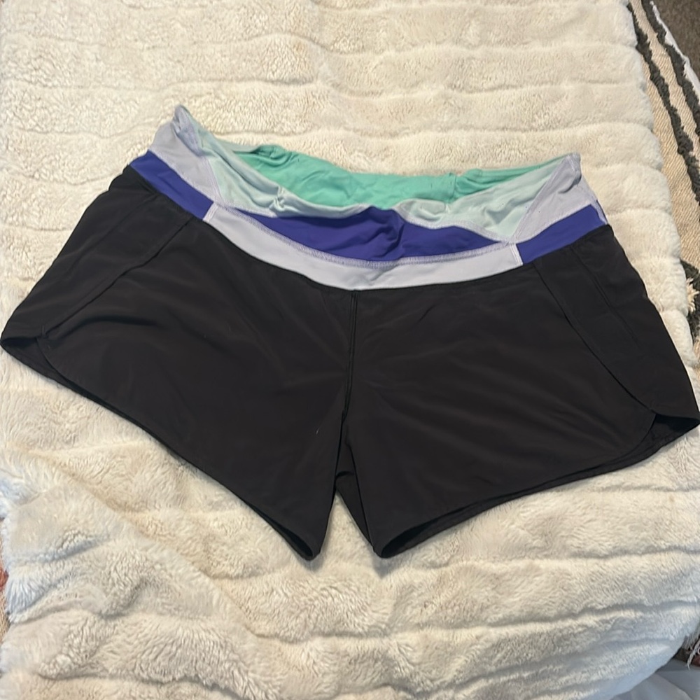 Lululemon Black Speed Up Shorts Size 10
